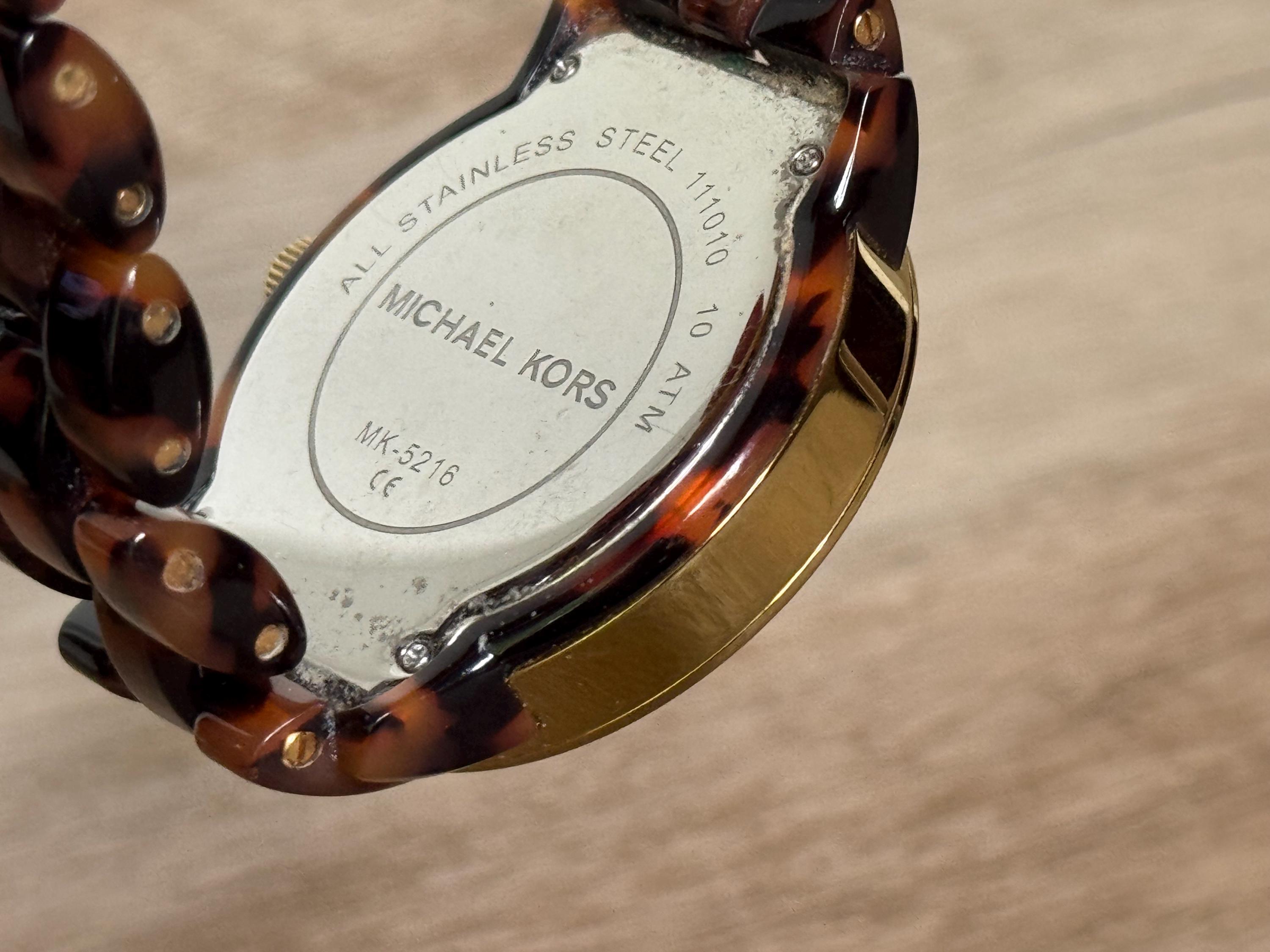 Micheal Kors Tortoise Shell Design Watch - Etsy display picture 3