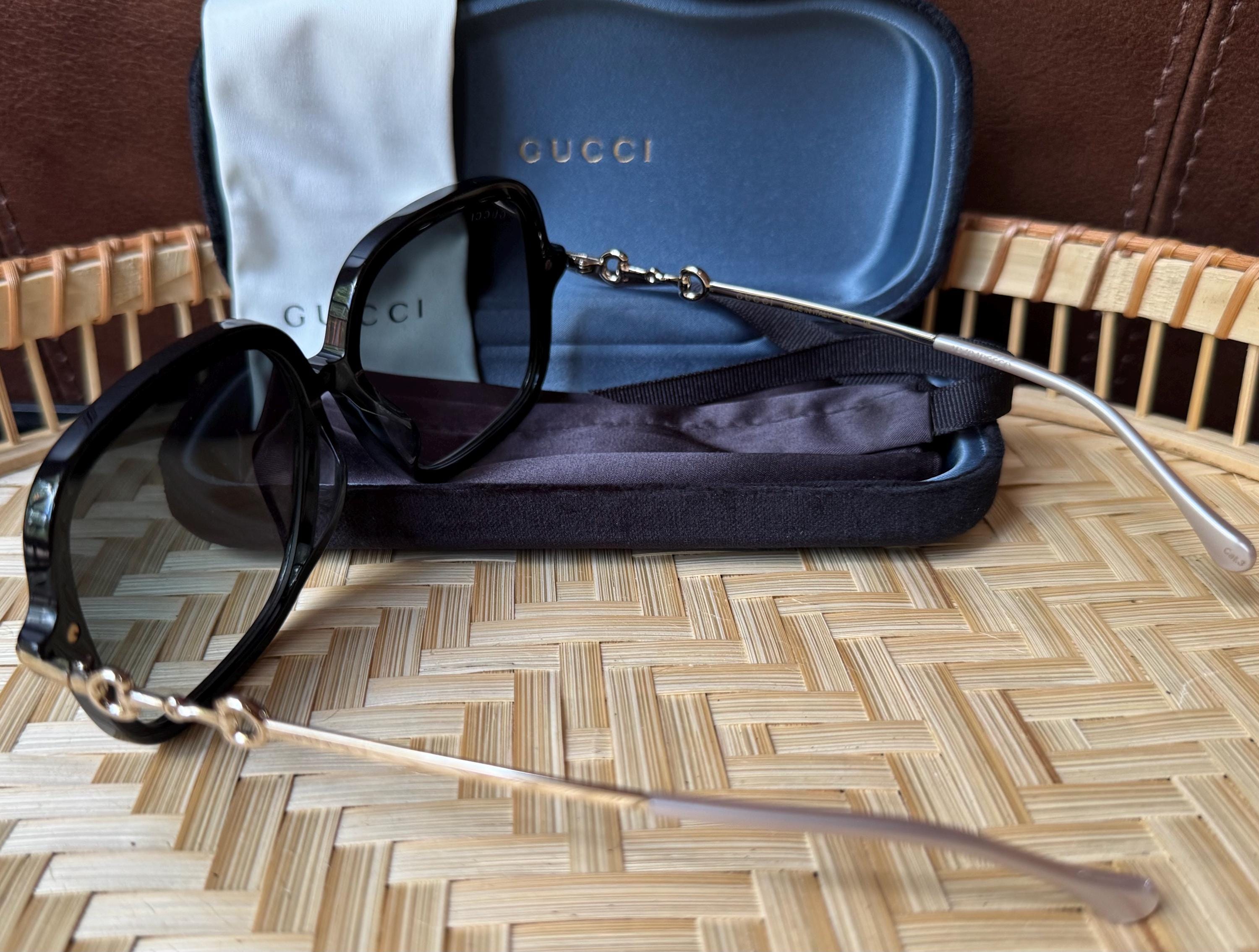 New Gucci Sunglasses With Velvet Gucci Case - Etsy