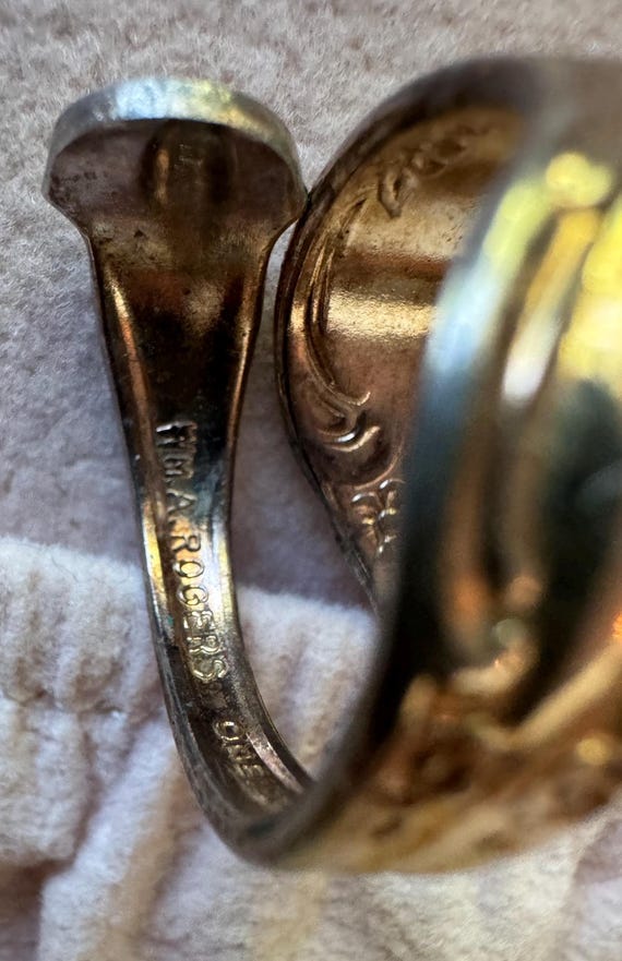 Rogers SilverWare Adjustable Ring - image 7