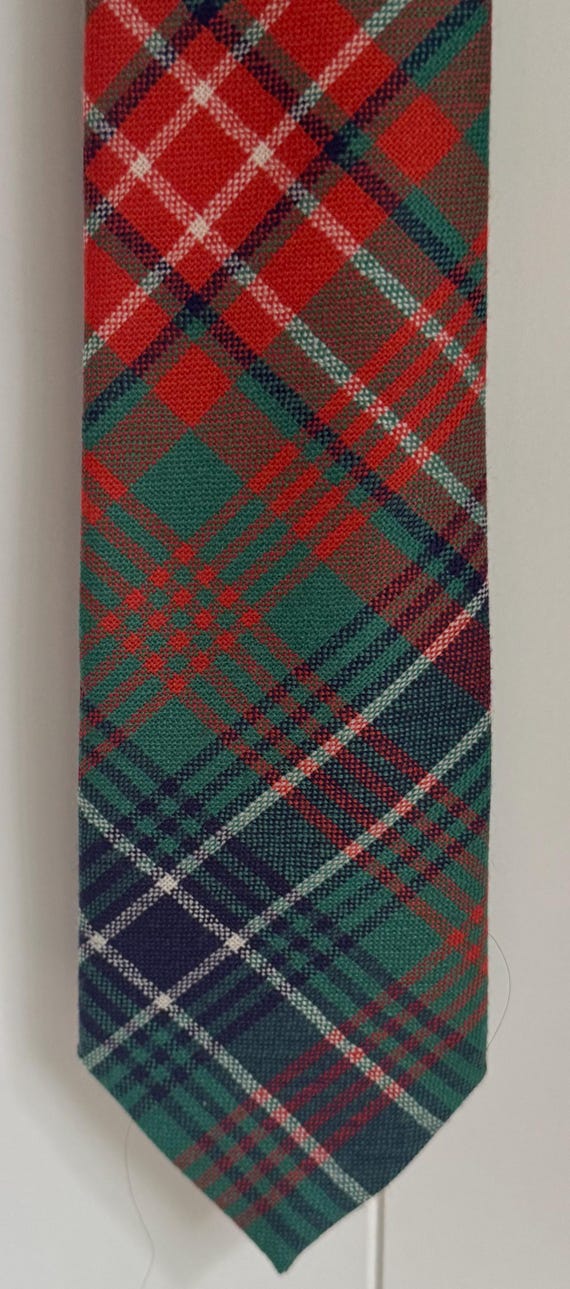 Ingles Buchan Wool Plaid Tie