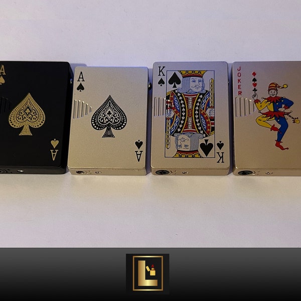 Playing Card Lighter Etsy