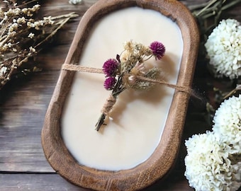 Medium Dough Bowl 100% Soy Candle | 3 wick