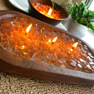 Fire Glass Dough Bowl Candles-NEW FALL fragrances added.