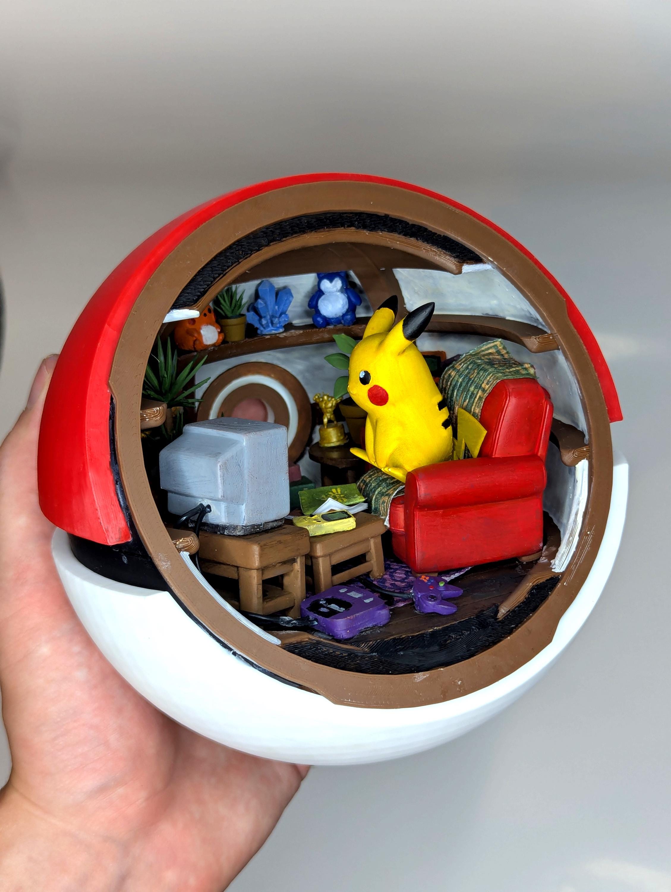 Pokemon figurine Dracaufeu Sous Cloche Décorative Fait Main