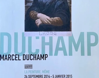 Marcel Duchamp - Monalisa, Poster in offset lithograph, 2015