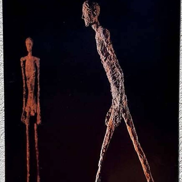 Belle grande affiche d'art Alberto Giacometti