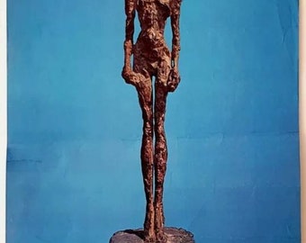 Alberto Giacometti ,- Photolitho Gaspari Maeght,  1978 - Beautiful&Rare Alberto GIACOMETTI poster, 1978