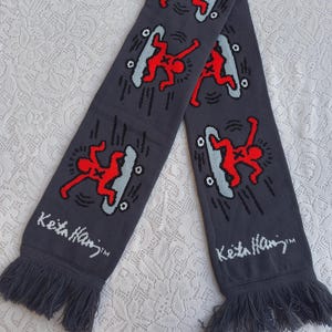 Keith Haring Scarf - Etsy