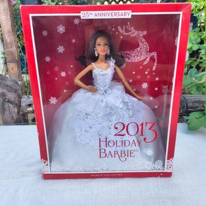 NIB 2013 Mattel Holiday Barbie 25th Anniversary Barbie Collector