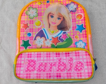 Vintage Small Colorful Barbie Backpack