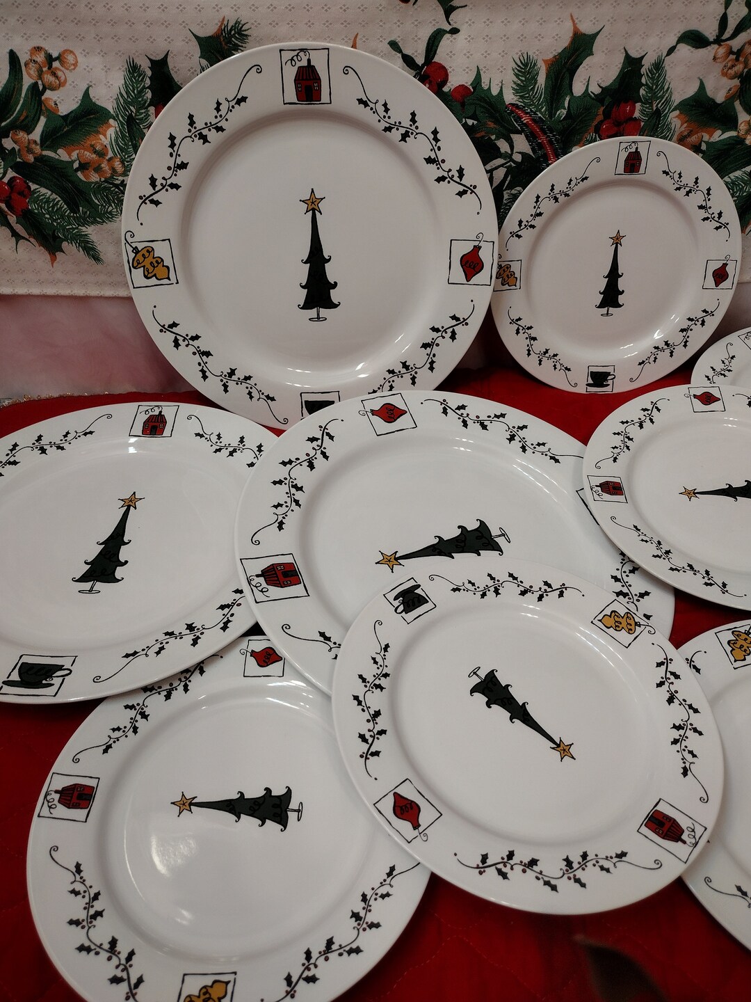 Rare Starbucks Coffee Company Stoneware Plates Etsy