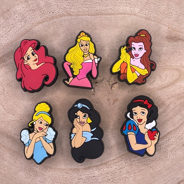 Classic Princess Croc Charms for Croc Clogs Only