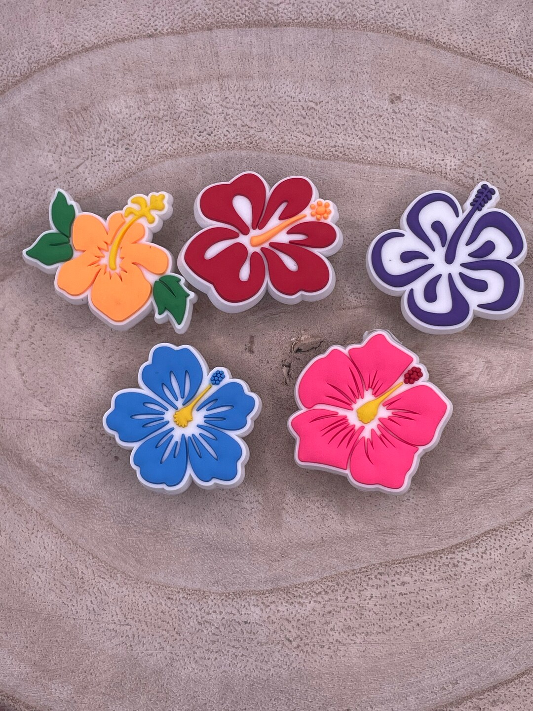 Hibiscus Flower Croc Charms for Croc Clogs Only Etsy