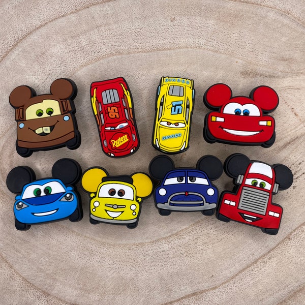 Lightning Mcqueen Croc Charms Etsy