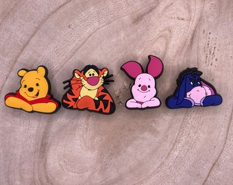 Winnie the Pooh Croc Charms