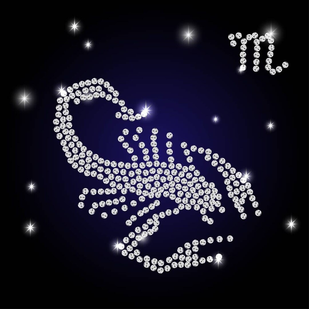 Diamond Painting Zodiac Sign Scorpio Etsy