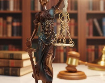 Het Standbeeld Van Justitie - Lady Justice of Iustitia / Justitia, De