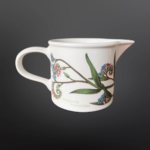 Portmeirion Botanic Garden Creamer, Butterfly Creamer, Butterfly Floral Creamer, Fine Earthenware Creamer, Green Floral Creamer, Jug Creamer