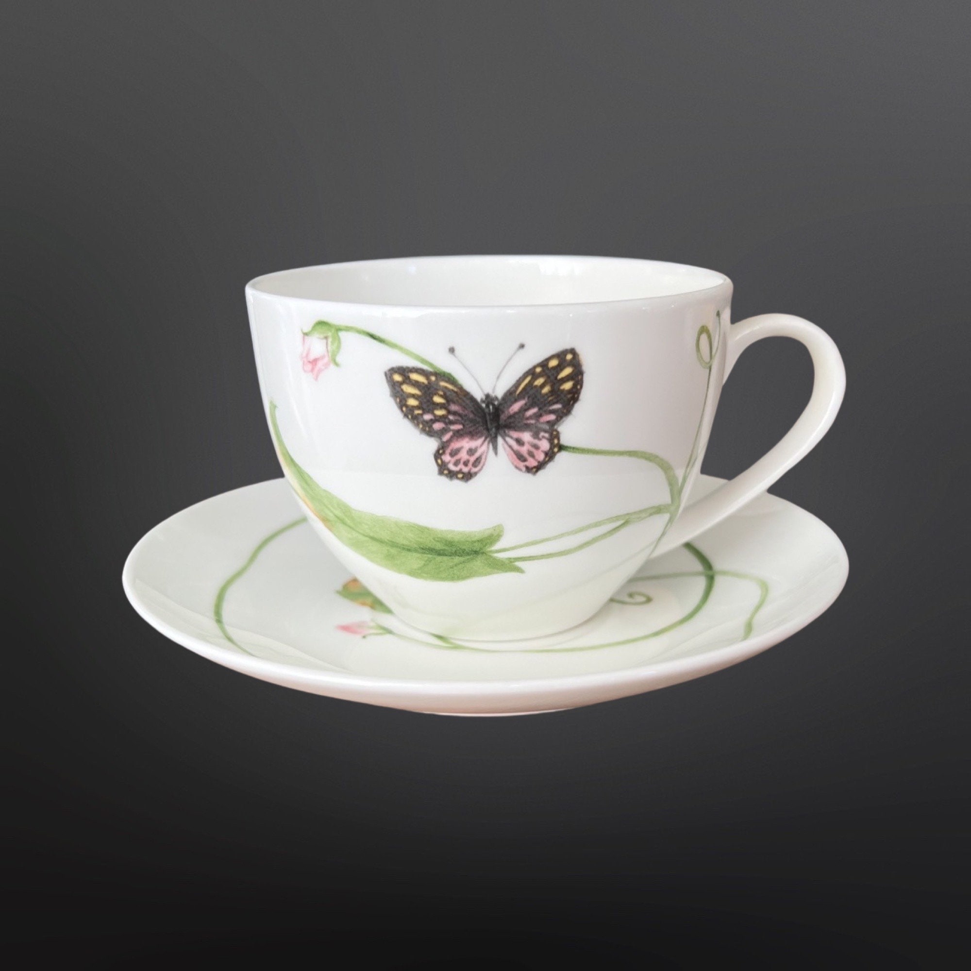 Butterfly tea cup - Etsy 日本