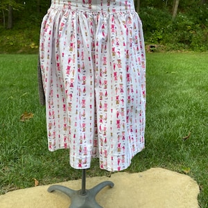 Vintage Child’s Half Apron With Tie Back, Vintage Apron
