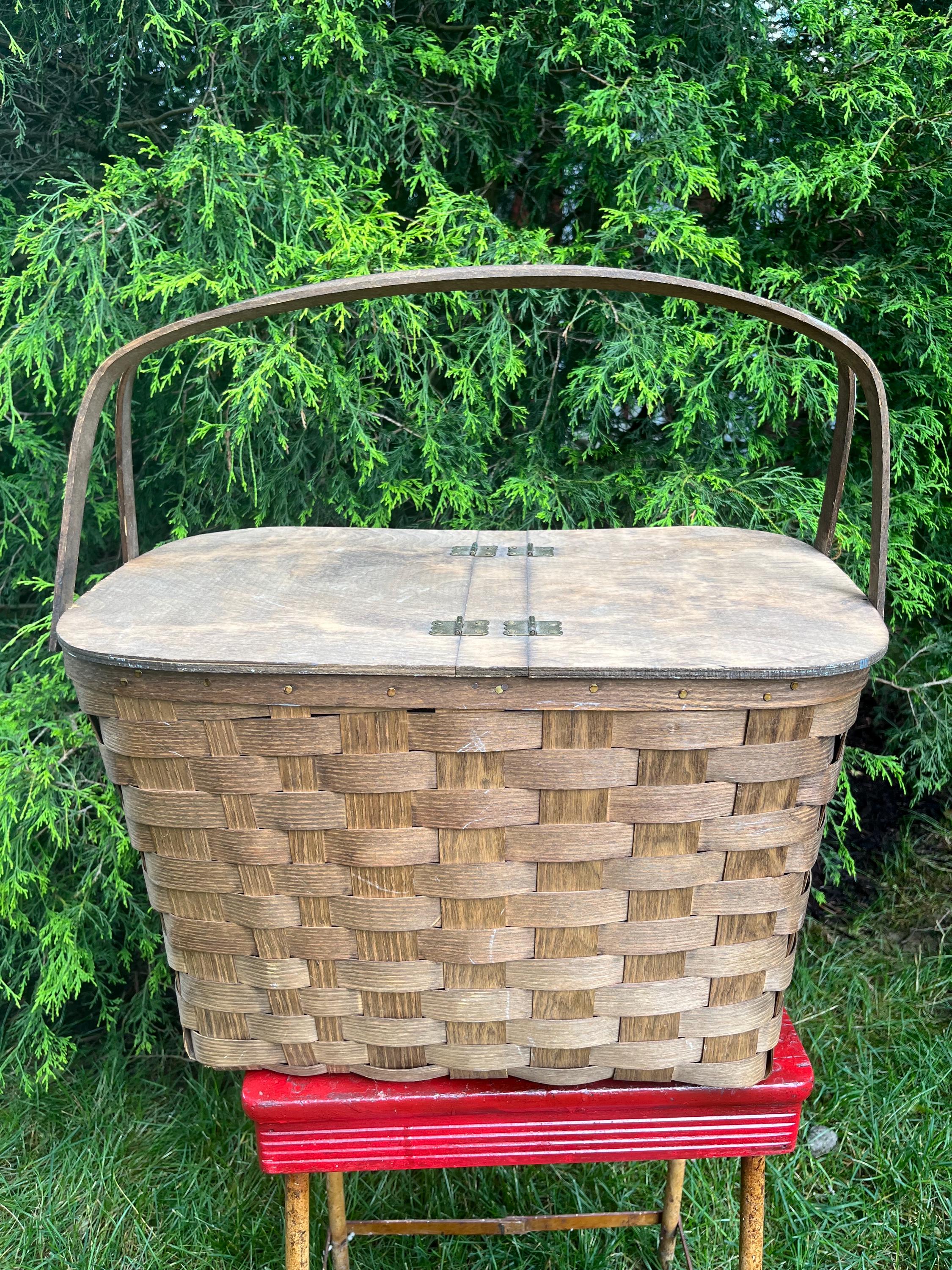 Basket Ville ヴィンテージバスケット Basketville Basket - Etsy