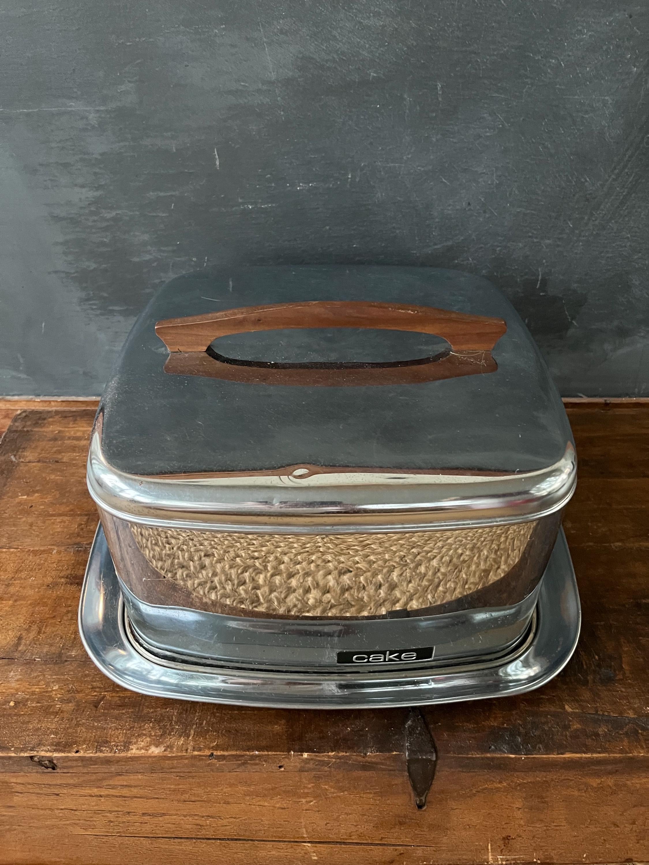 アメリカ　ビンテージ　キッチン雑貨　Lincoln ケーキカバー　アンティーク Lincoln Beautyware Cake Carrier - Etsy