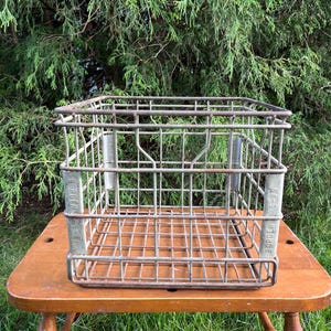 Wire Milk Crate - Etsy