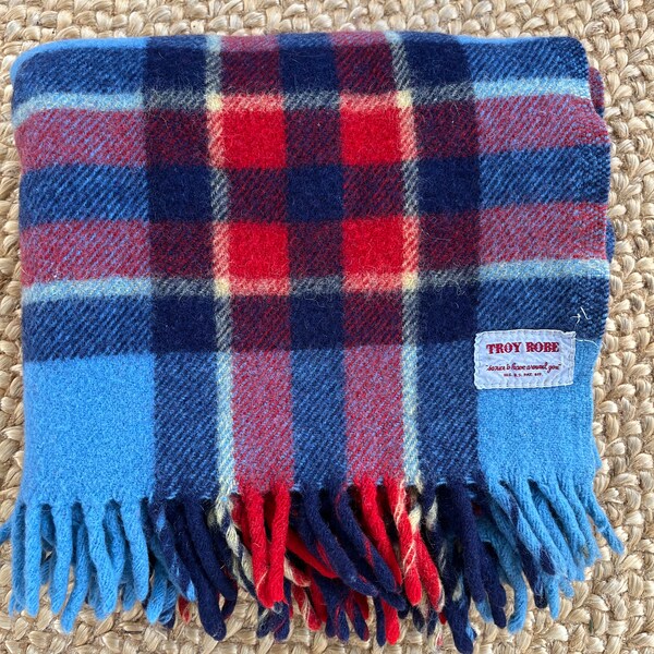 Troy Robe Wool Blanket Etsy