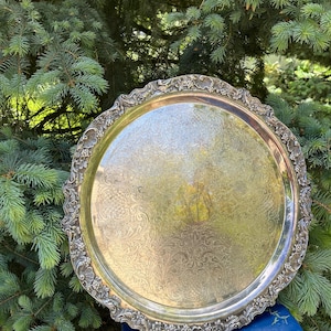 Fb Rogers Silver Plate Tray - Etsy