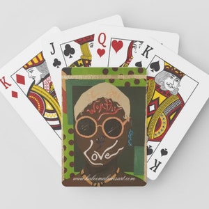 Godne miłości – klasyczne karty do gry | 52 karty w talii plus 2 jokery | Idealne na wieczór gier | Poker | Prezent dla każdego | Rocznica