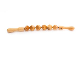 Wood Therapy Flexible Cube Roller Massage Tool for Body Contouring & Smooth Rolling Massage