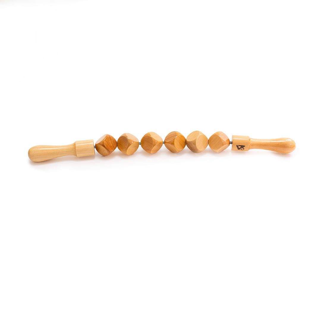 Wood Therapy Flexible Cube Roller Massage Tool for Body Contouring & Smooth Rolling Massage