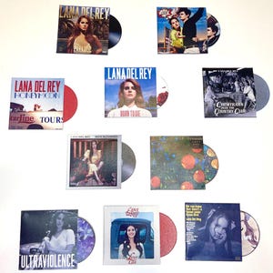 Complete Collection of Miniature Vinyl Records Inspired by Lana