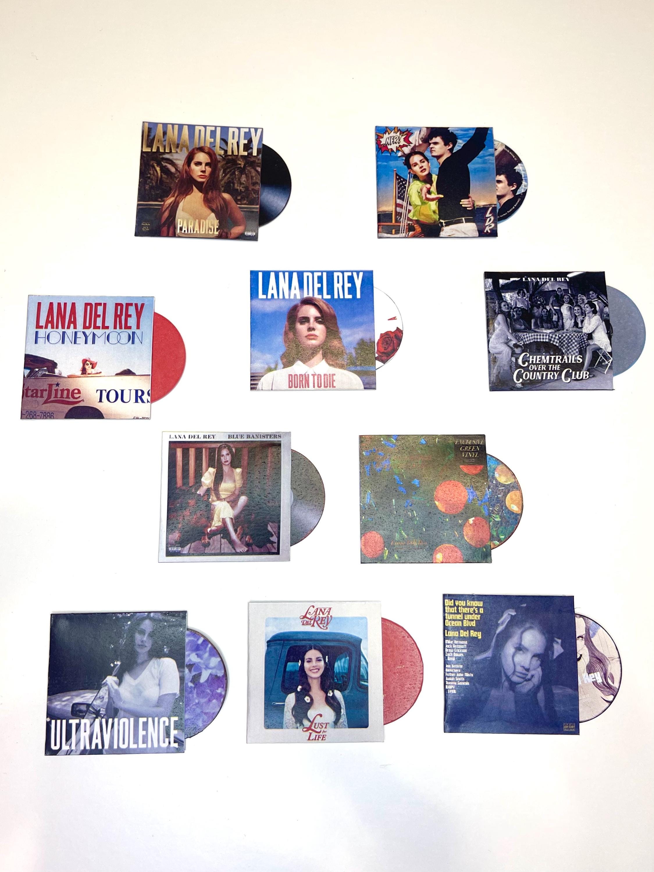 Complete Collection of Miniature Vinyl Records Inspired by Lana