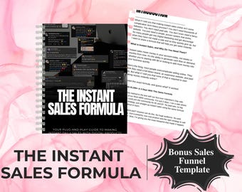 La fórmula de las ventas instantáneas / Guía de ingresos pasivos / Descarga digital / Estrategia de marketing digital / Libro electrónico / MRR