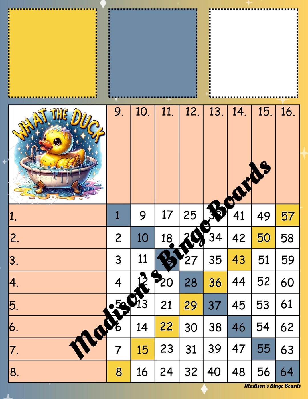 Duck Mini Grid Boards- Straight & Mixed - Etsy
