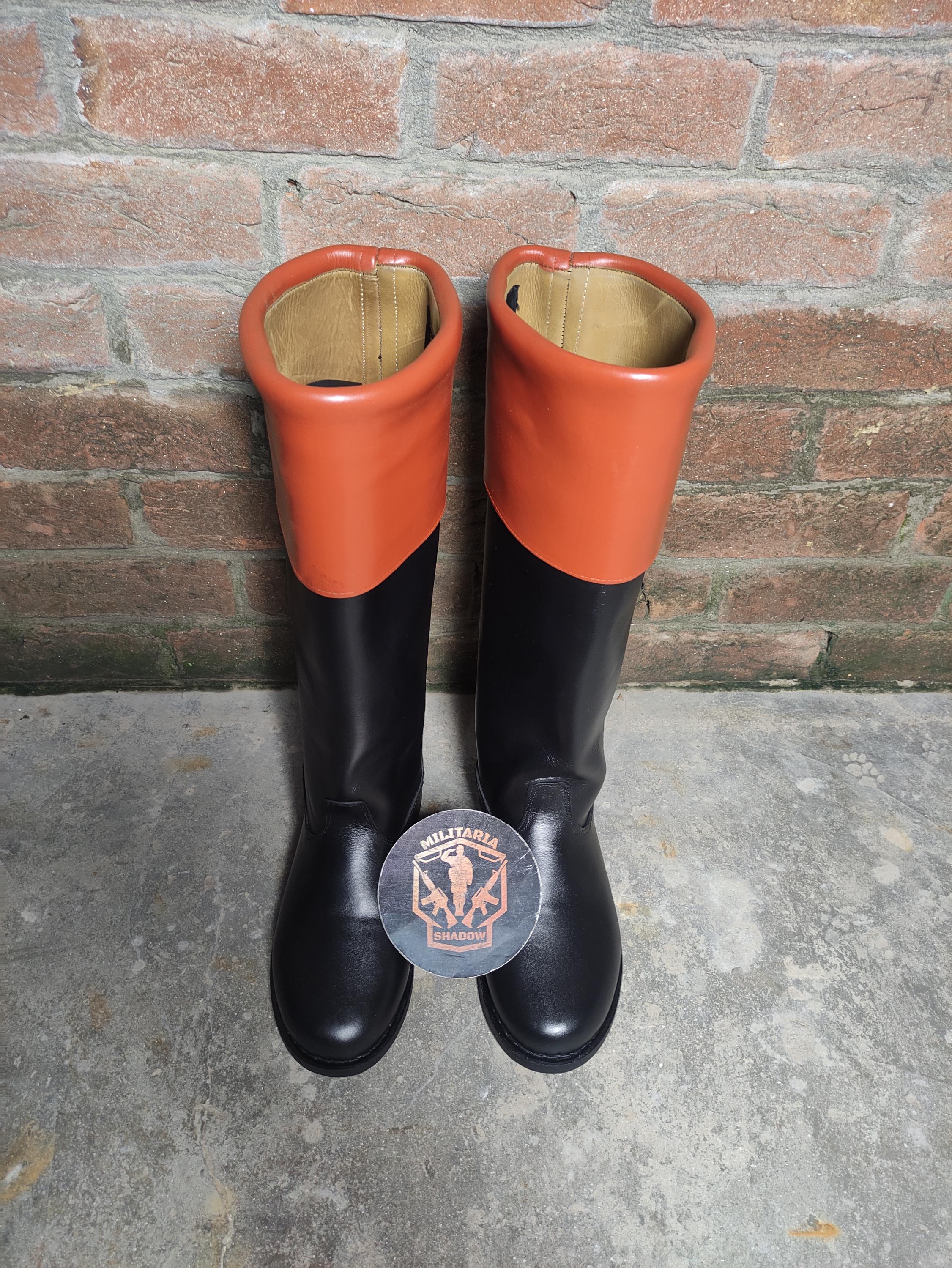 Handmade Leather Riding Boots: Revolutionary War–style Colonial tall ...