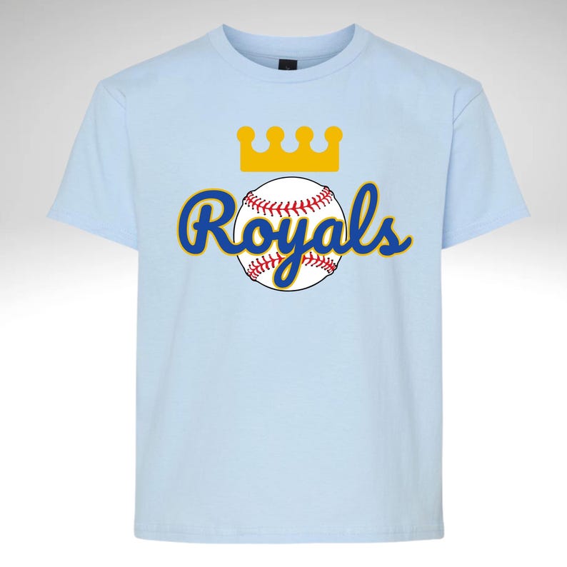 Koszulka dziecięca Royals, koszulka baseballowa Kansas City, spersonalizowany numer imienia i nazwiska zdjęcie 2