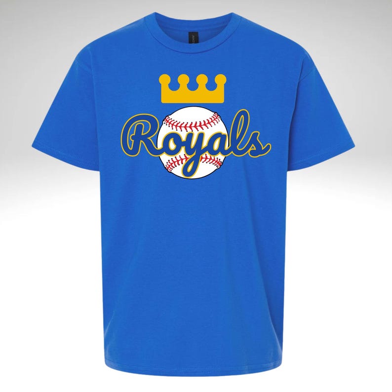 Koszulka dziecięca Royals, koszulka baseballowa Kansas City, spersonalizowany numer imienia i nazwiska zdjęcie 1