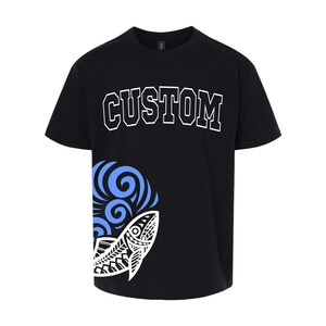 Tribal Tattoo Fish Shirt, Polynesian Souvenir