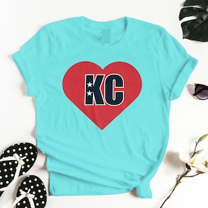Kansas City Soccer Team Shirt, KC Heart Shirt, KC Teal Shirt, KC Baby Shirt, Kansas City Soccer shirt, Kansas City Gift Shirt, Current Shirt