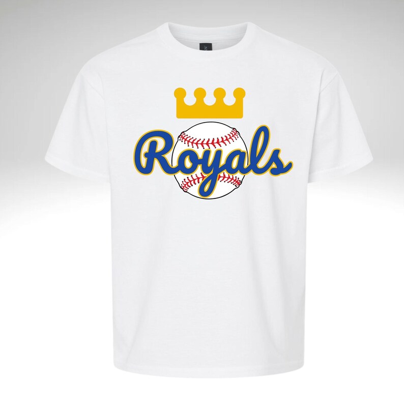 Koszulka dziecięca Royals, koszulka baseballowa Kansas City, spersonalizowany numer imienia i nazwiska zdjęcie 3