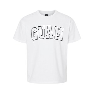 Shirt Guam, shirt Chamorro, shirt Marianen, sweatshirt en hoodie Guam, Guam reiscadeau, minimalistische ronde hals, briefshirt afbeelding 4