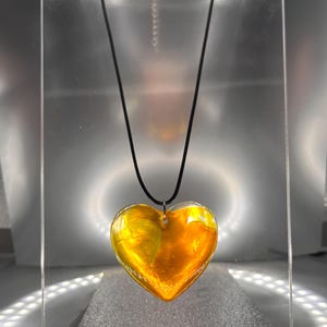 Yellow Heart Pendant