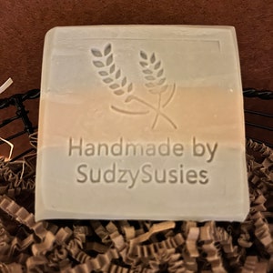 Leather scent soap