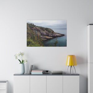 Natur, Leinwand Wandkunst, Weltkarte Leinwand, Natur inspirierte Wandkunst, Neufundland Insel, Halbinsel, Moderne Wandkunst, Abenteuerlich
