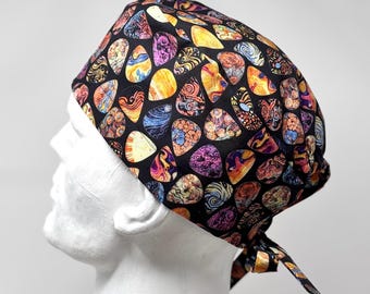 Gorro quirúrgico con lazo en la espalda, estilo Du Rag, para soldar, talla única, unisex, confeccionado a mano en Canadá.