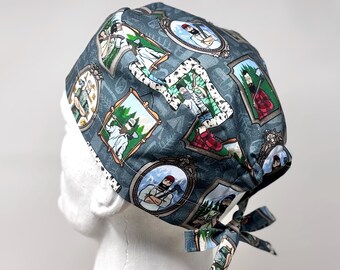 Gorro quirúrgico con lazo para exteriores, Du Rag, gorro de soldador, protector de casco, talla única, diseño unisex, confeccionado a mano en Canadá.