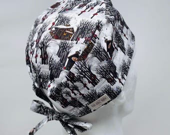 Gorro quirúrgico con lazo en la espalda, estilo quirúrgico, de MAPLE SUGAR SHACK, para soldar, talla única, diseño unisex, confeccionado a mano en Canadá.