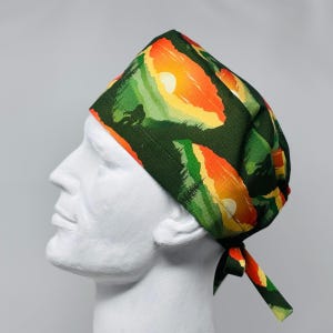 BIGFOOT Surgical Style Tie Back Scrub Cap, Du Rag, Welding Cap, One Size, Unisex Design, Hand Tailored in Canada